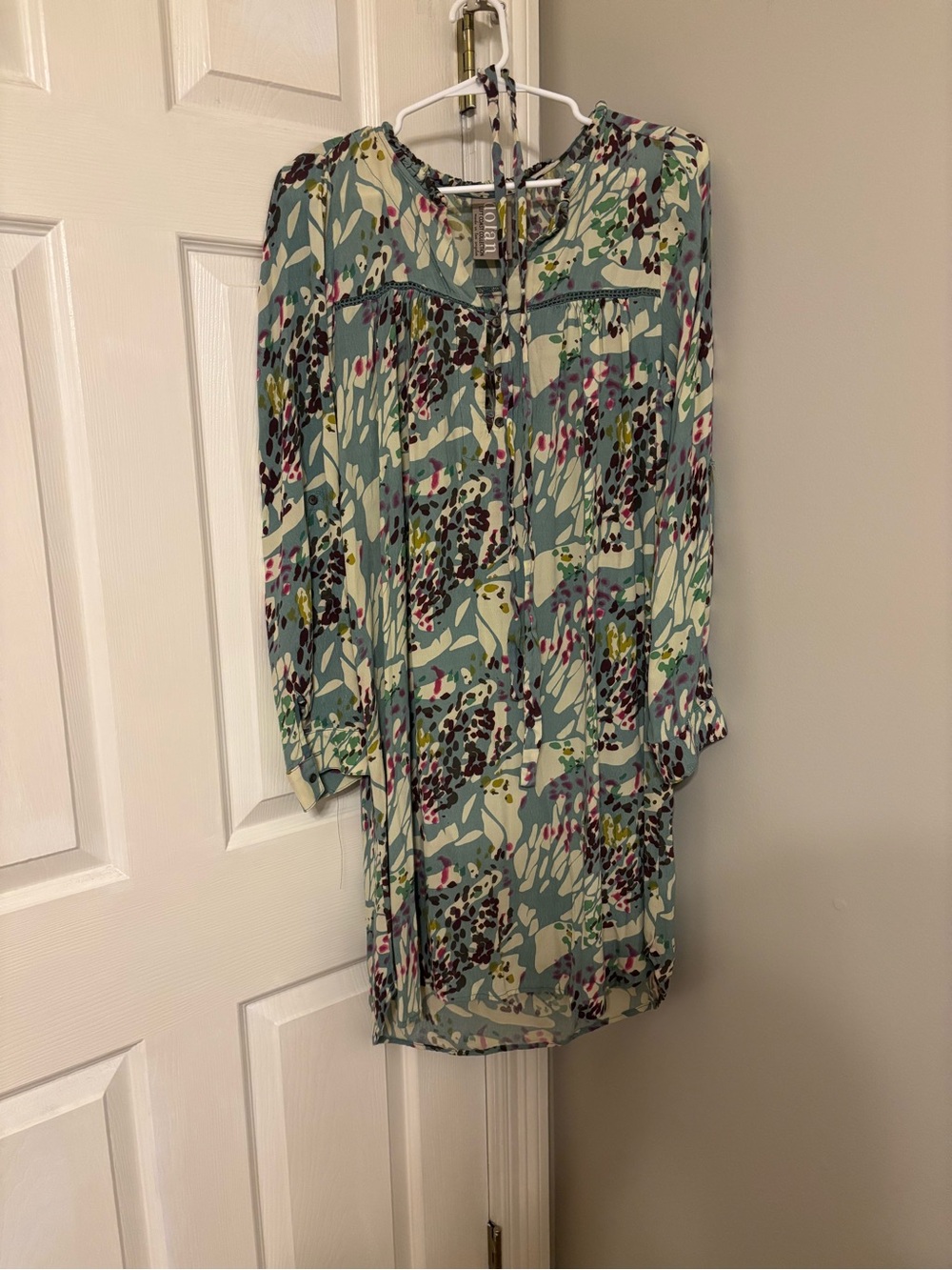 Anthropologie Dolan Left Coast Wanderlust Floral Shift Dress Size L